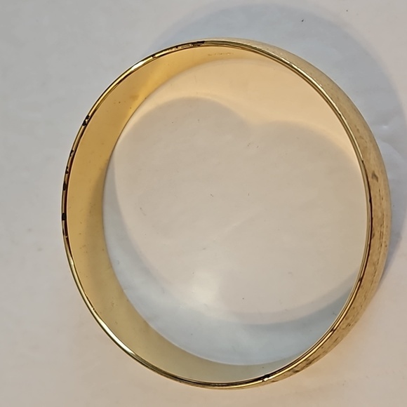 MONET Goldtone 2 1/2"Dia. Bangle Bracelet - Picture 5 of 6